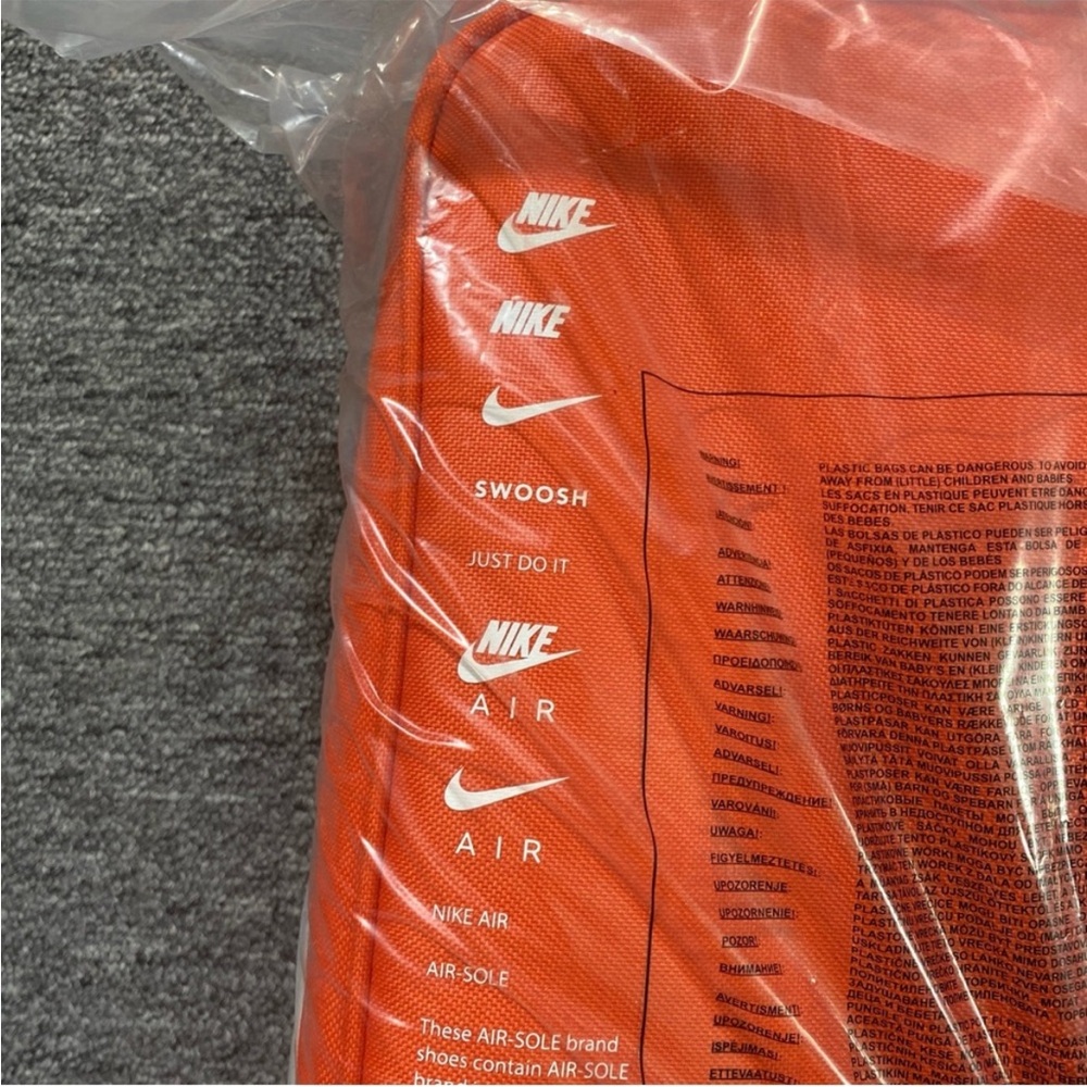 Nike Orange and White Bag - Picture 4 of 4